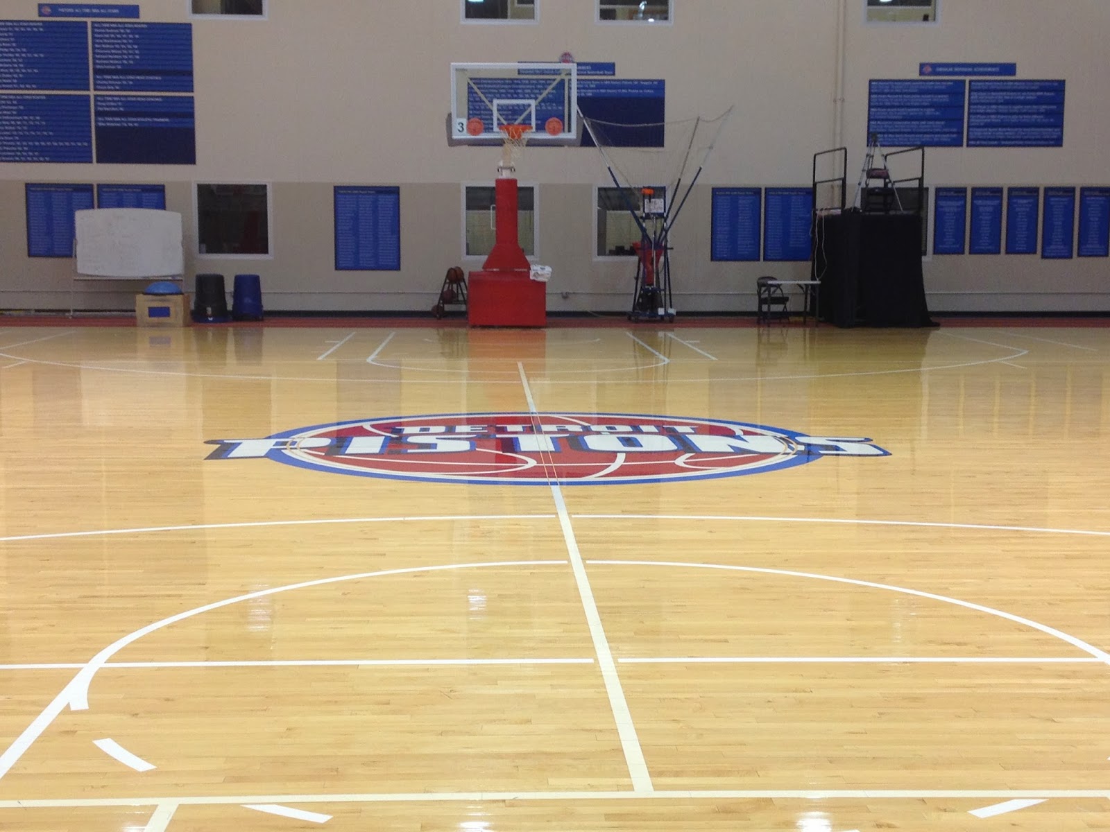 Kent State Men's Basketball Practice at the Detroit Pistons facility
